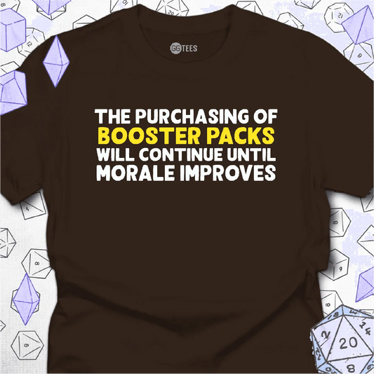 Purchasing Booster Packs T-Shirt - GG Tees