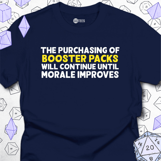 Purchasing Booster Packs T-Shirt