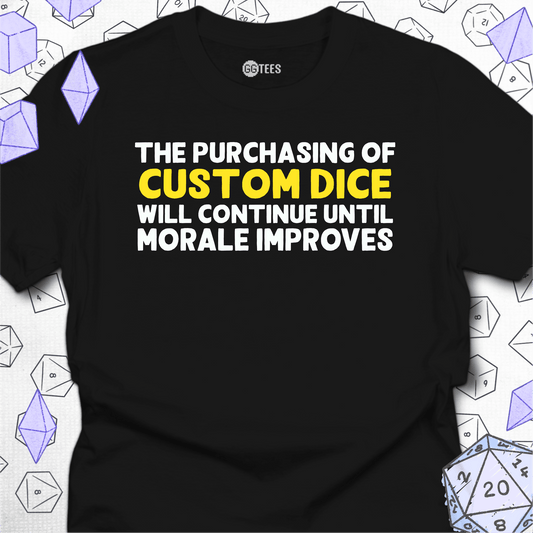 Purchasing Custom Dice T-Shirt