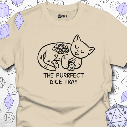 Purrfect Dice Tray T-Shirt - GG Tees