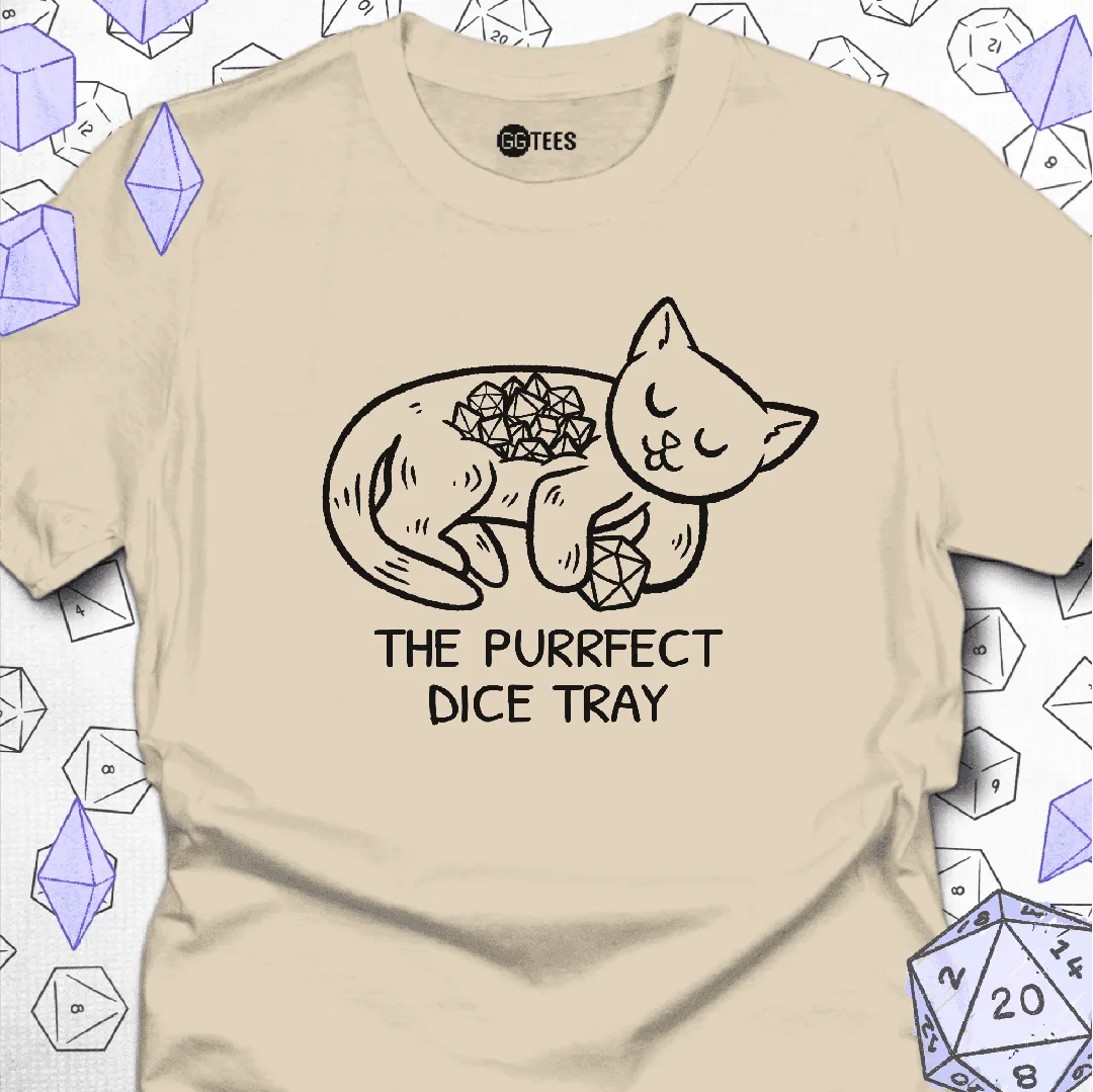 Purrfect Dice Tray T-Shirt - GG Tees