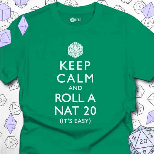 Roll a Nat 20 T-Shirt - GG Tees