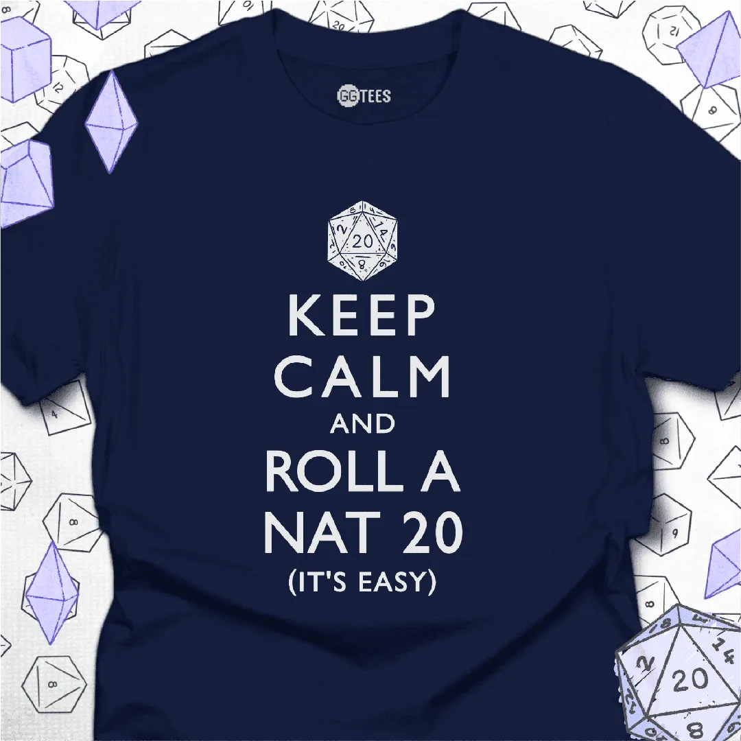 Roll a Nat 20 T-Shirt - GG Tees