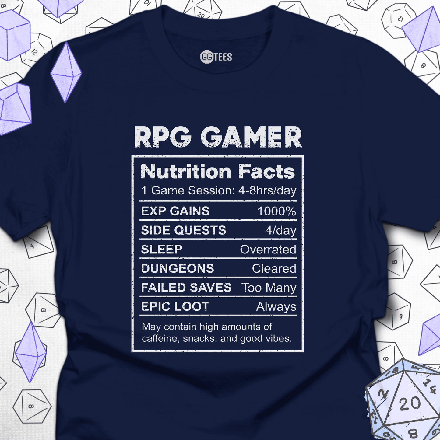 RPG Gamer Nutrition T-Shirt
