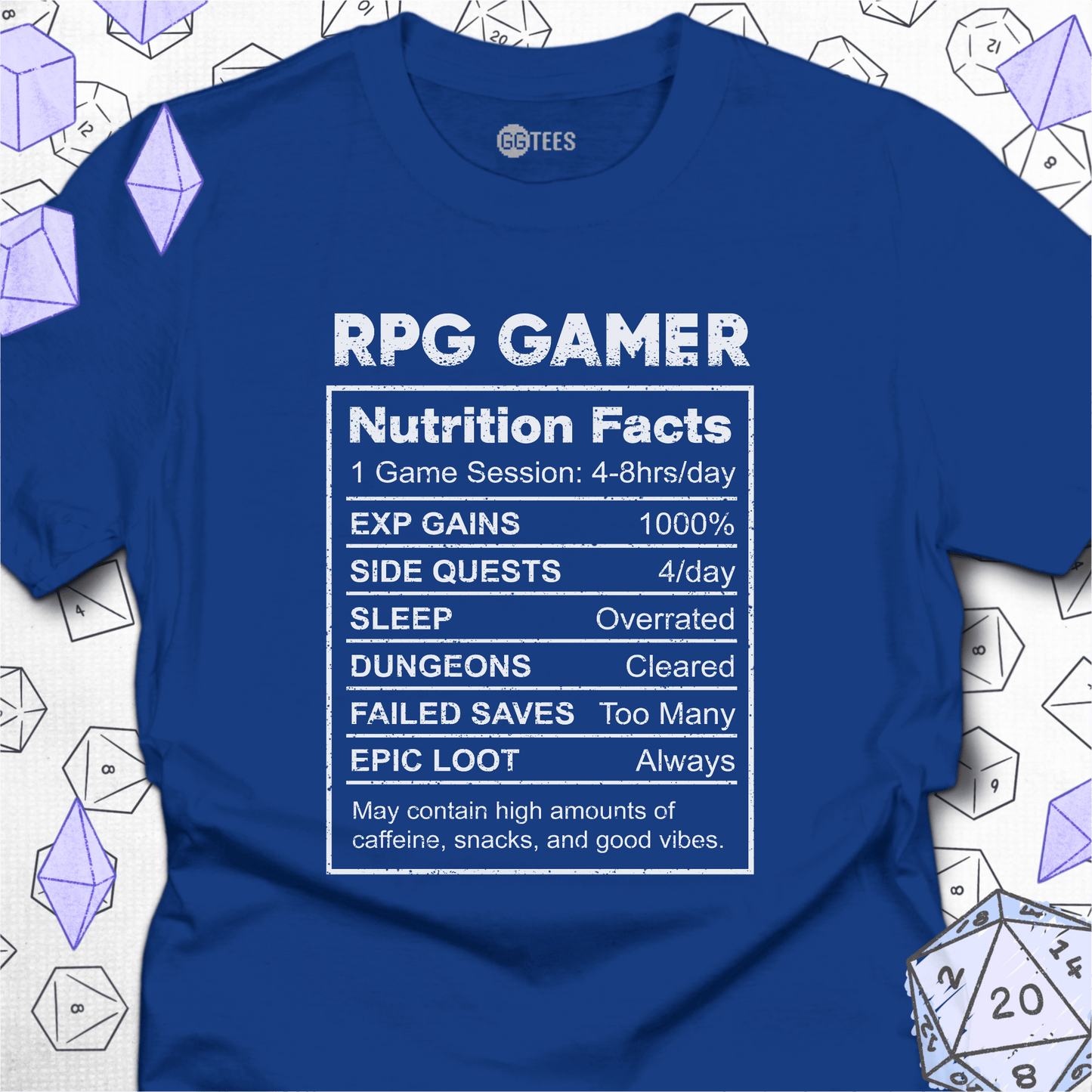 RPG Gamer Nutrition T-Shirt