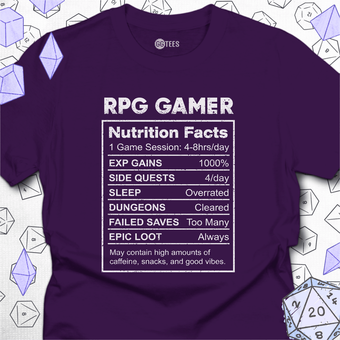 RPG Gamer Nutrition T-Shirt