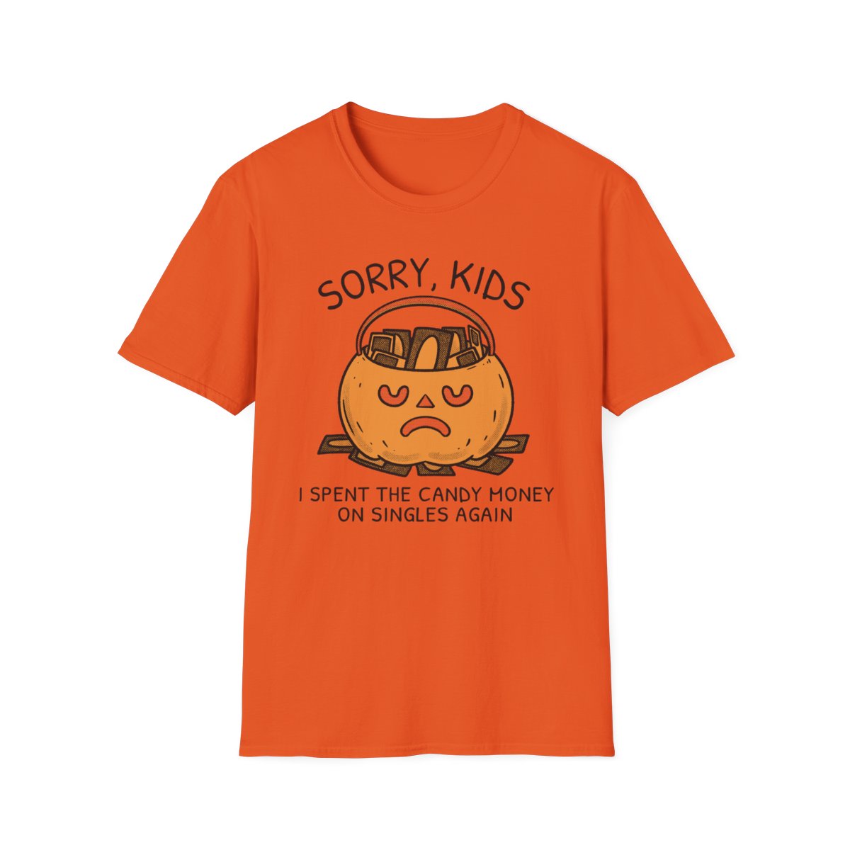Sorry Kids tee - Orange - front