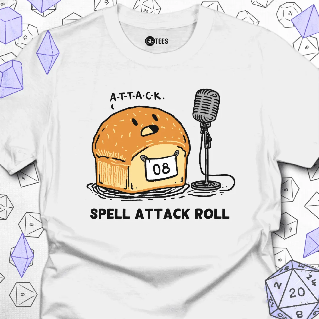 Spell Attack Roll T-Shirt - GG Tees