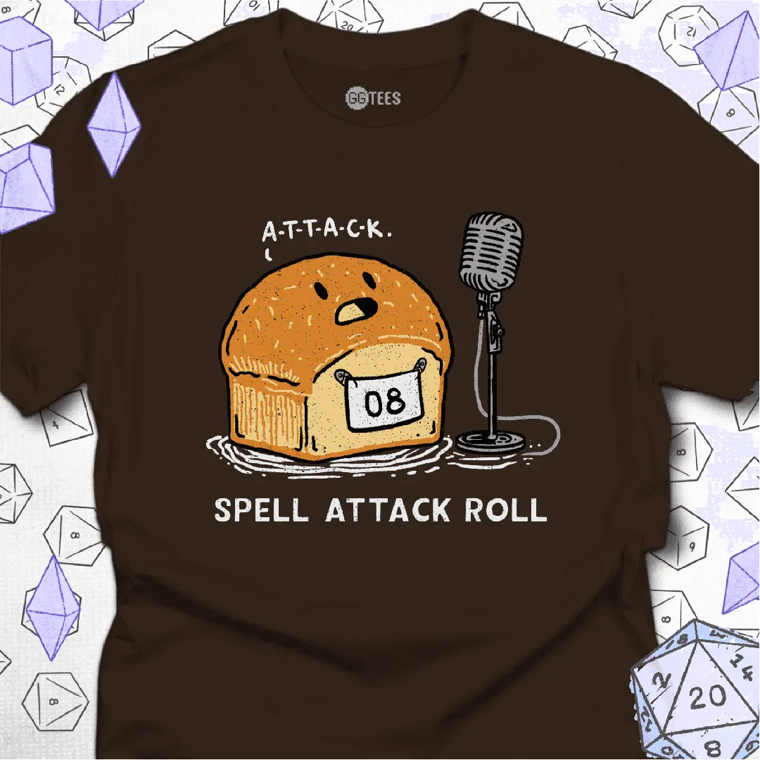 Spell Attack Roll T-Shirt - GG Tees
