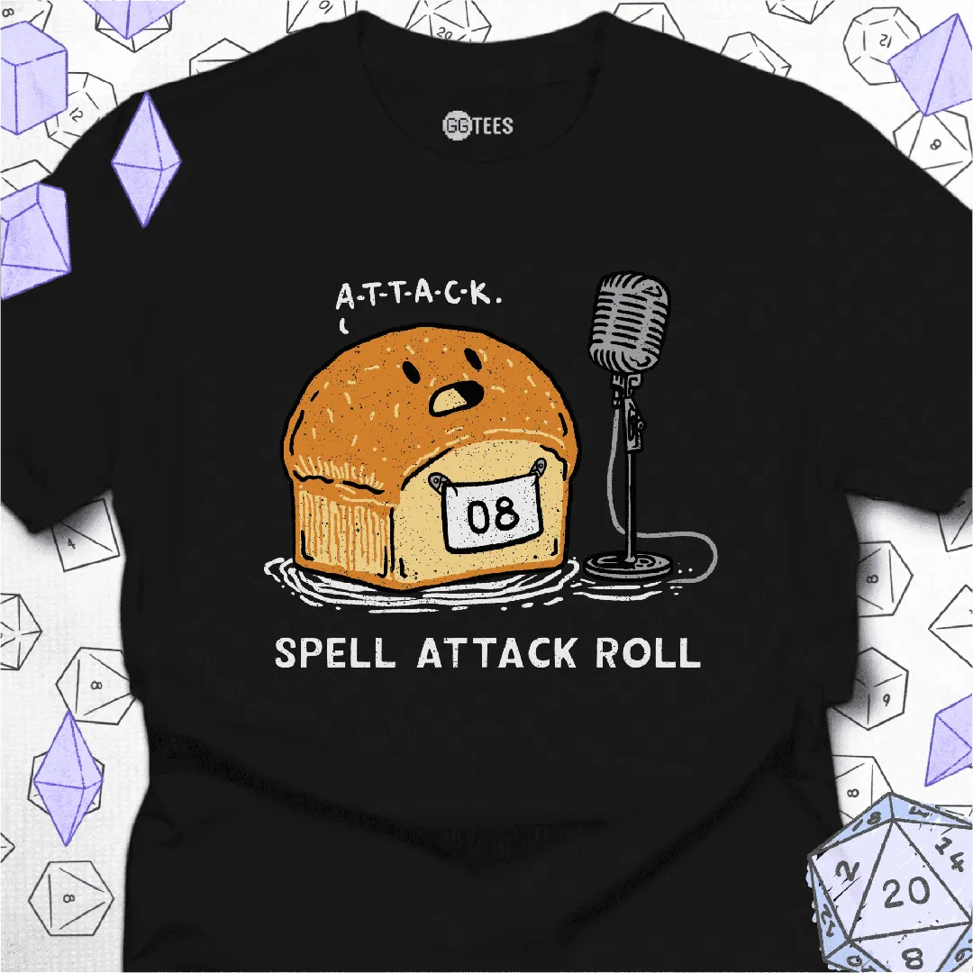 Spell Attack Roll T-Shirt - GG Tees