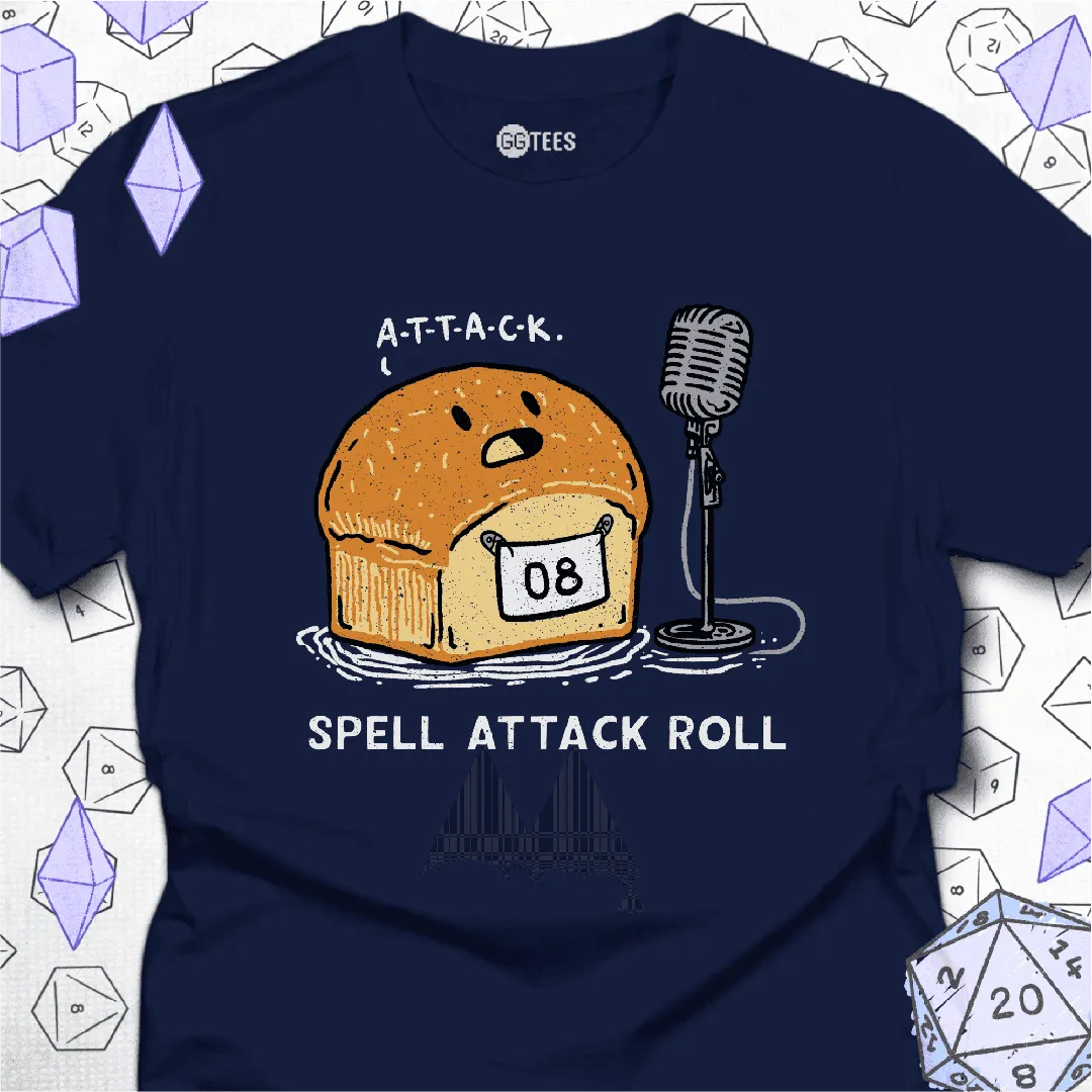 Spell Attack Roll T-Shirt - GG Tees