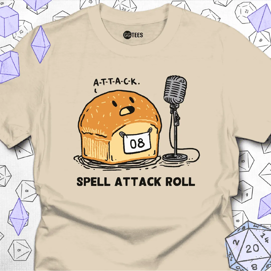 Spell Attack Roll T-Shirt - GG Tees