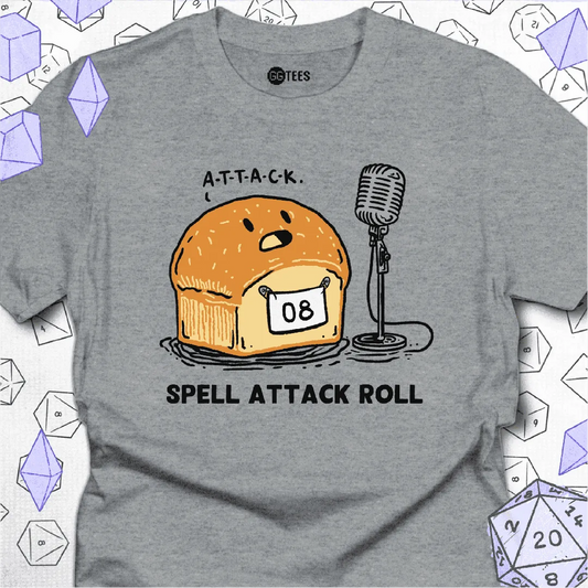 Spell Attack Roll T-Shirt - GG Tees