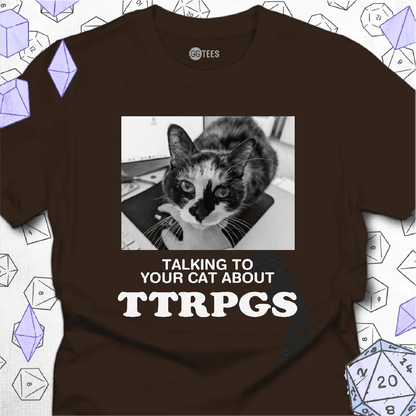 Talking about TTRPGs T-Shirt - GG Tees