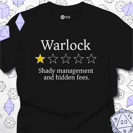 Warlock Review T-Shirt - GG Tees