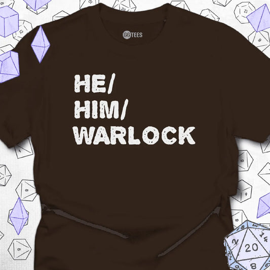 He Him Warlock T-Shirt - GG Tees