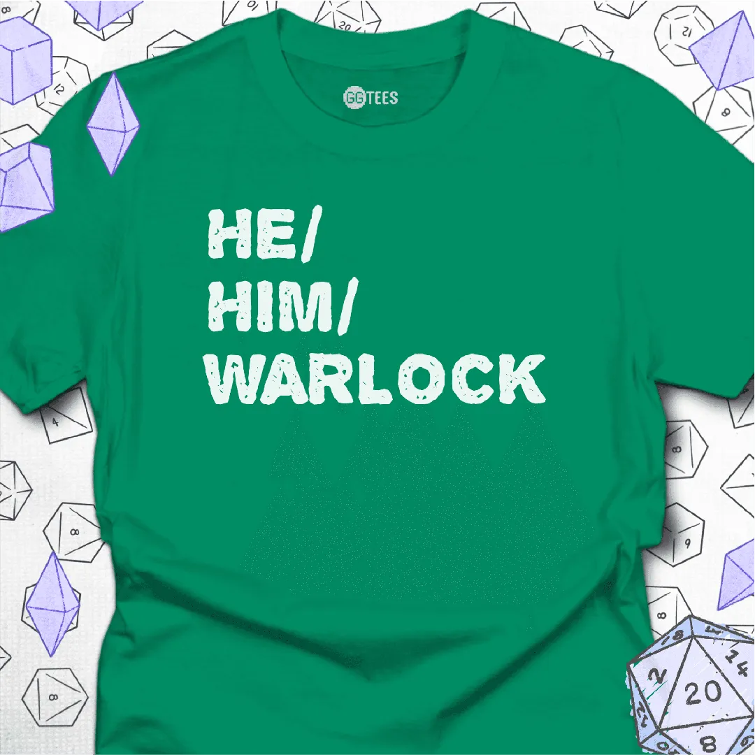 He Him Warlock T-Shirt - GG Tees