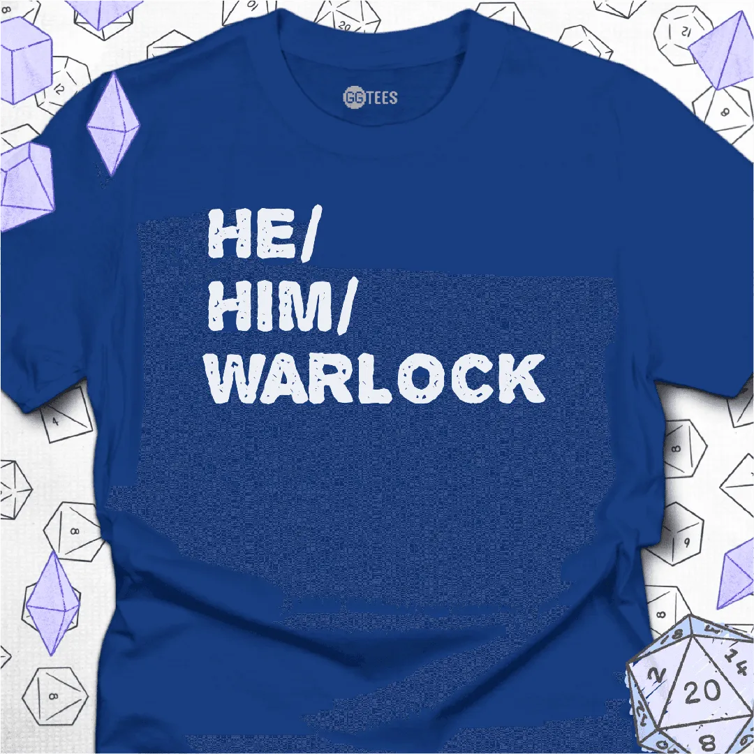 He Him Warlock T-Shirt - GG Tees