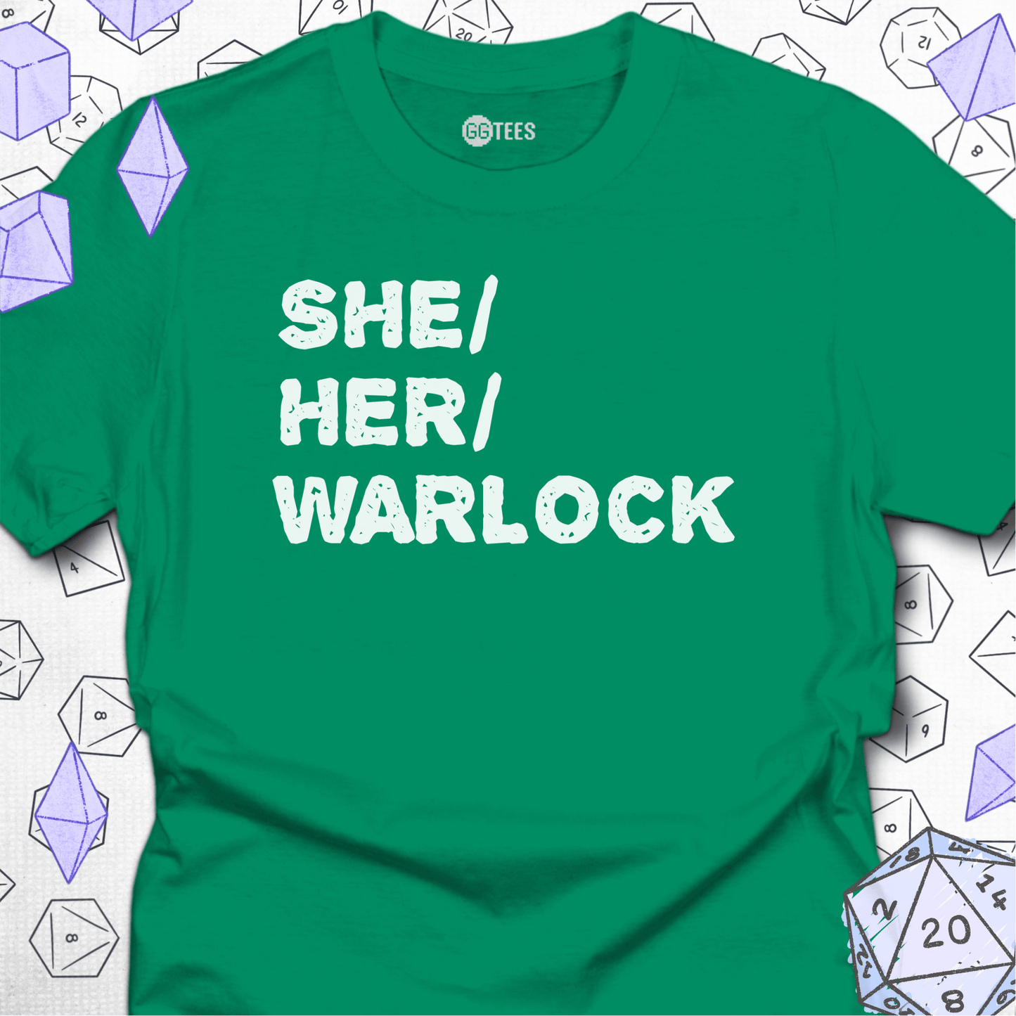 She Her Warlock T-Shirt