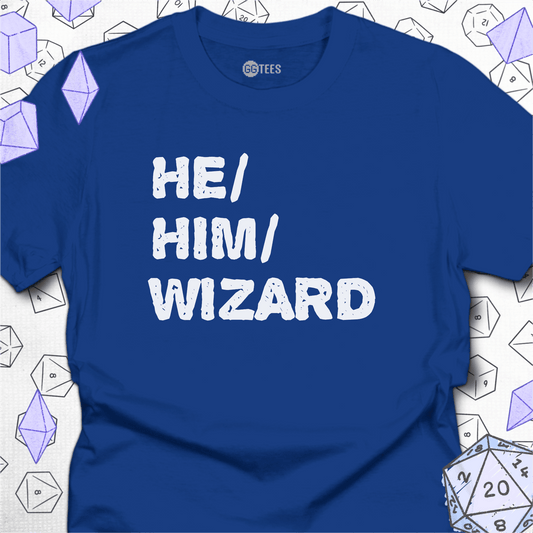He Him Wizard T-Shirt