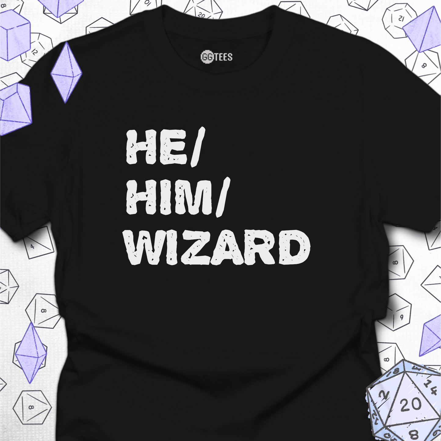 He Him Wizard T-Shirt