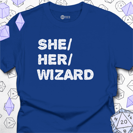 She Her Wizard T-Shirt