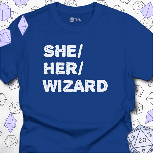 She Her Wizard T-Shirt - GG Tees