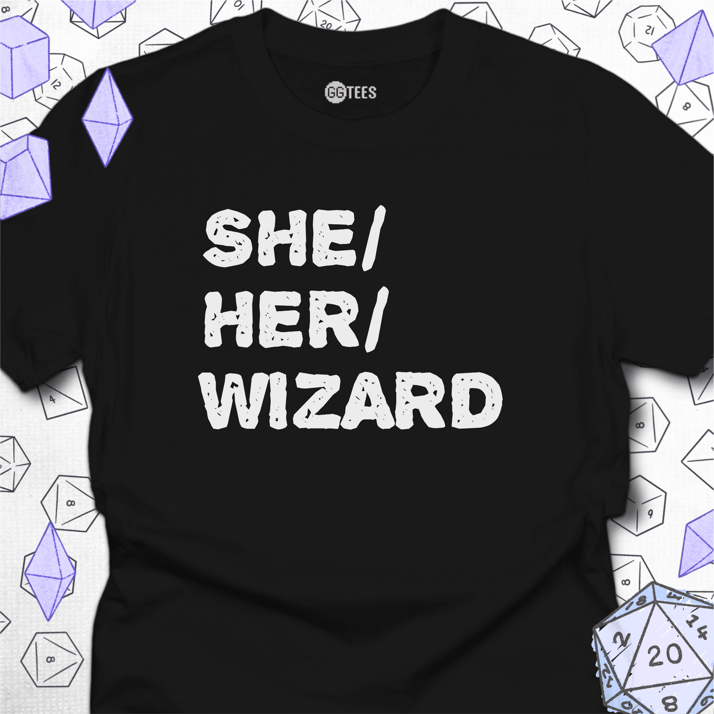 She Her Wizard T-Shirt