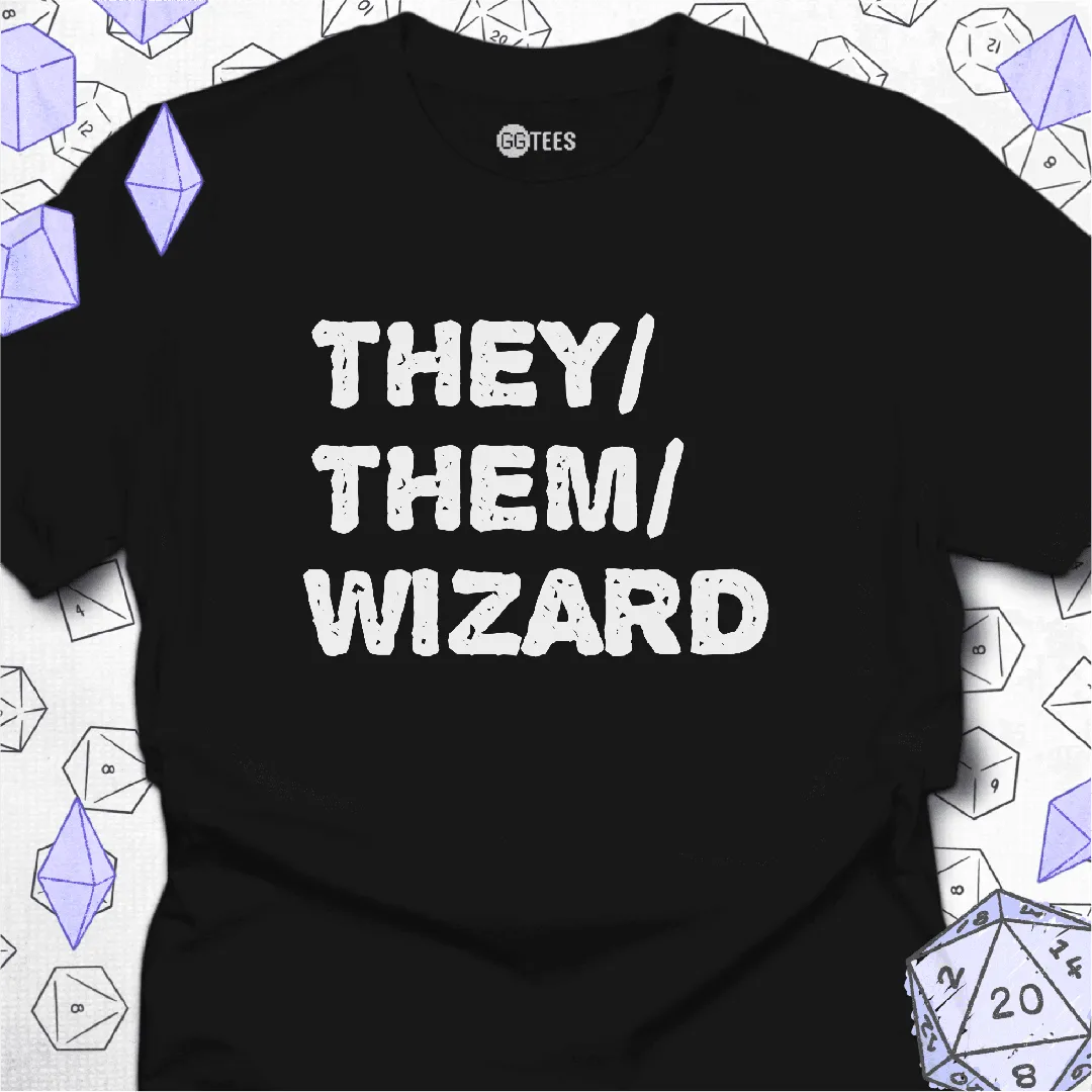They Them Wizard T-Shirt - GG Tees